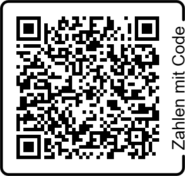 Zahlen mit QR-Code